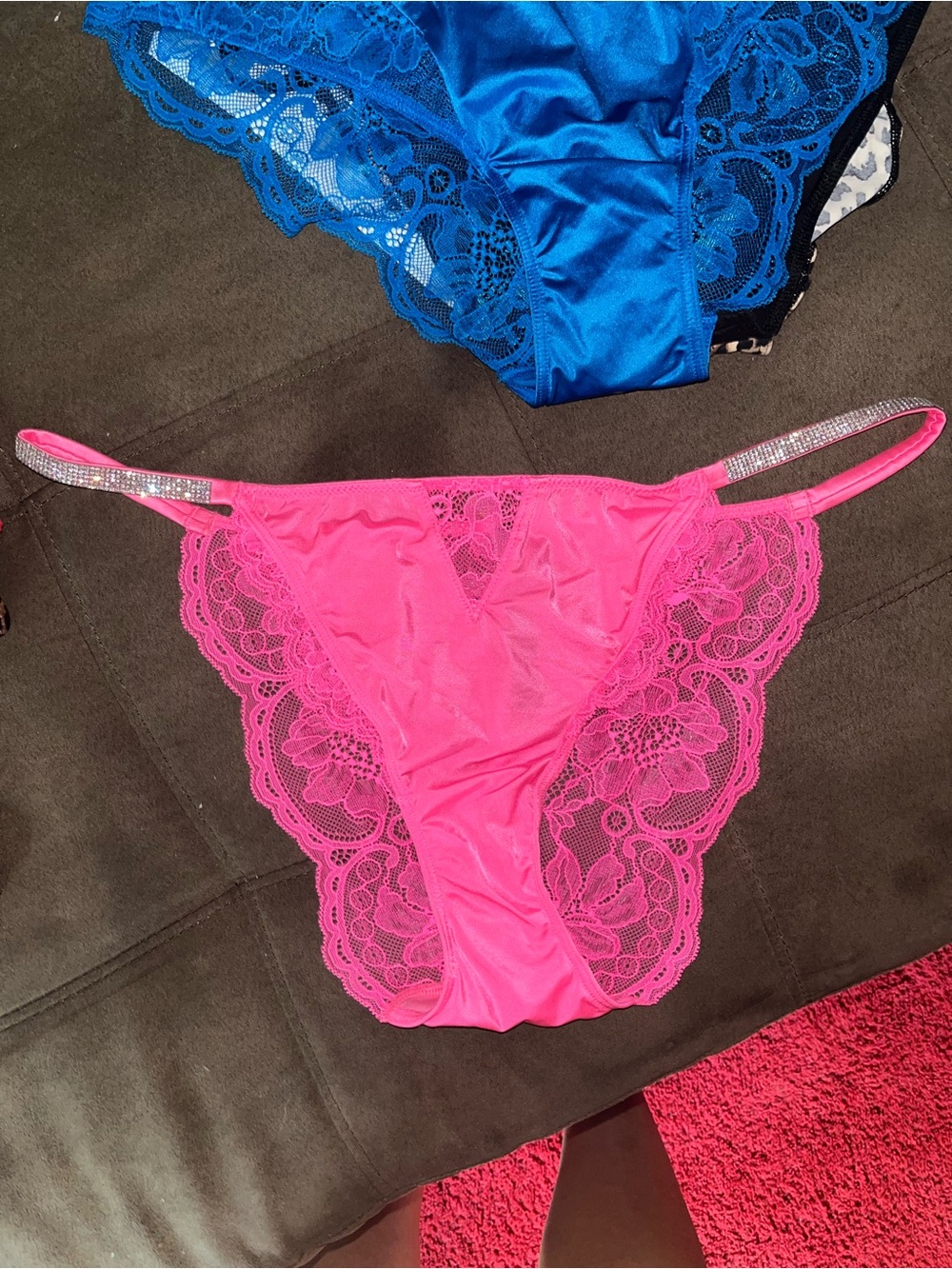 Victoria’s Secret Rhinestone Strap Panty Size xl